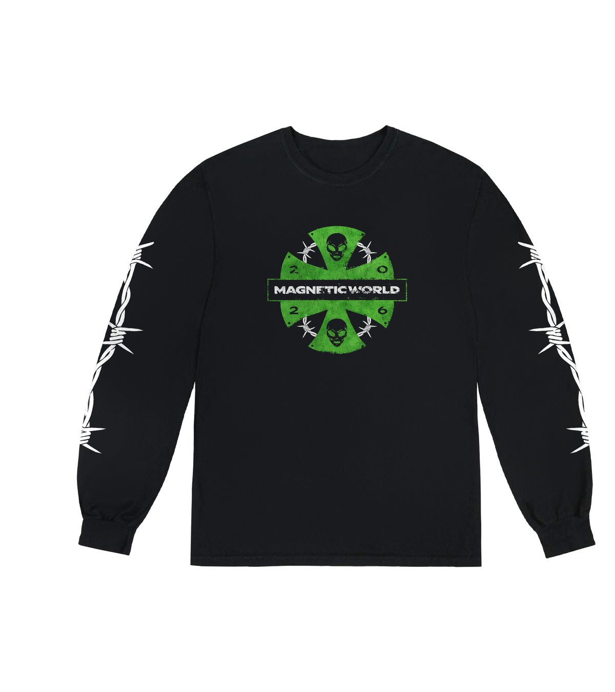 Black Longsleeve - front design