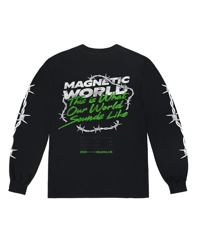 Black Longsleeve - back design
