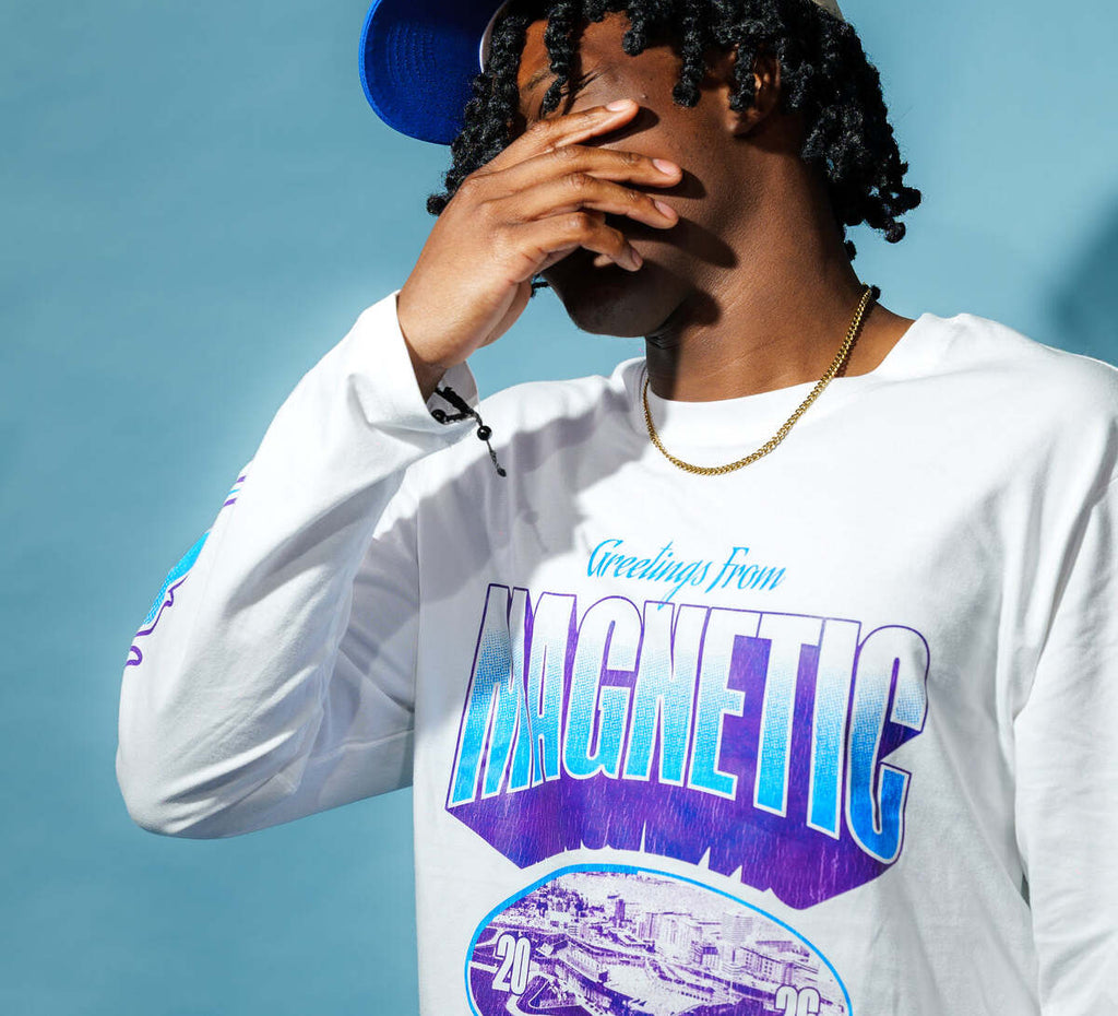 White Longsleeve worn, studio