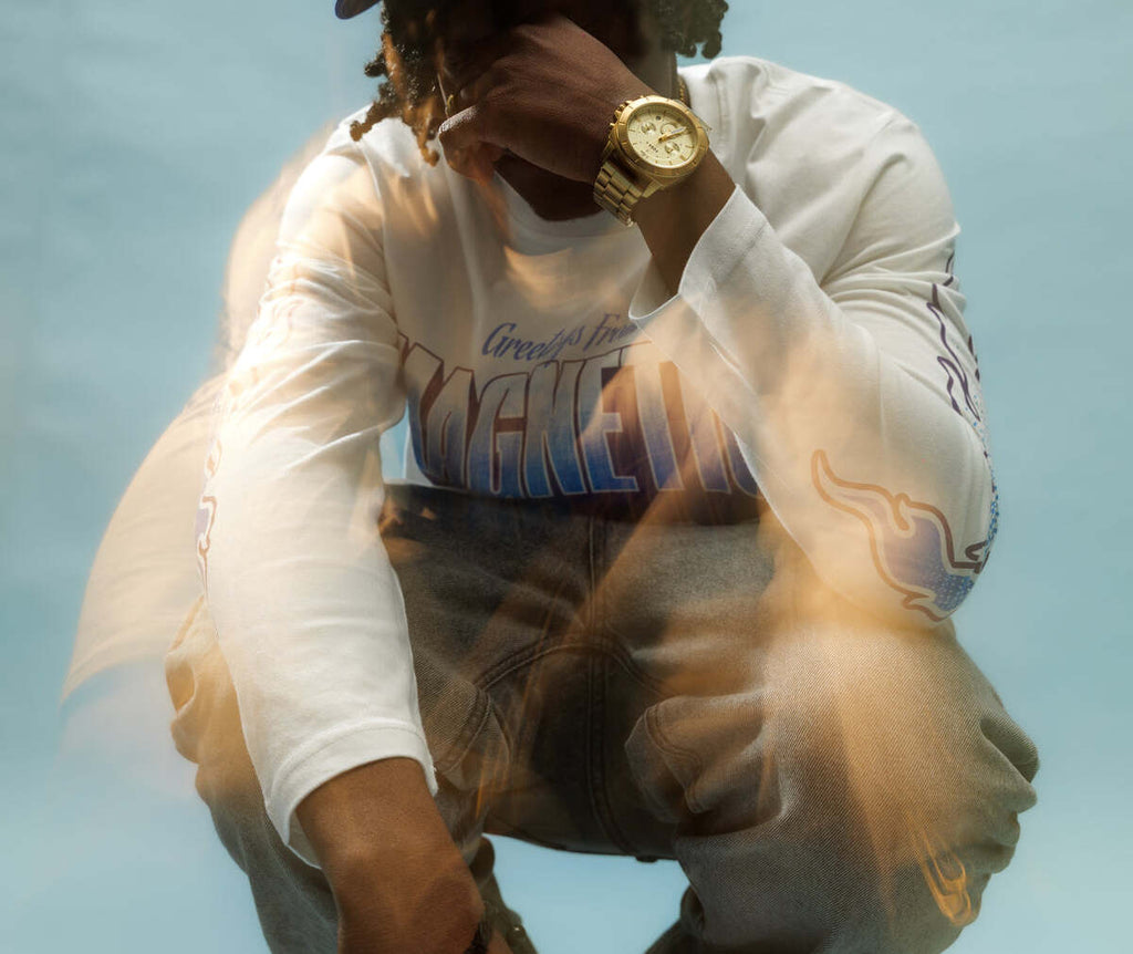 White Longsleeve worn, studio