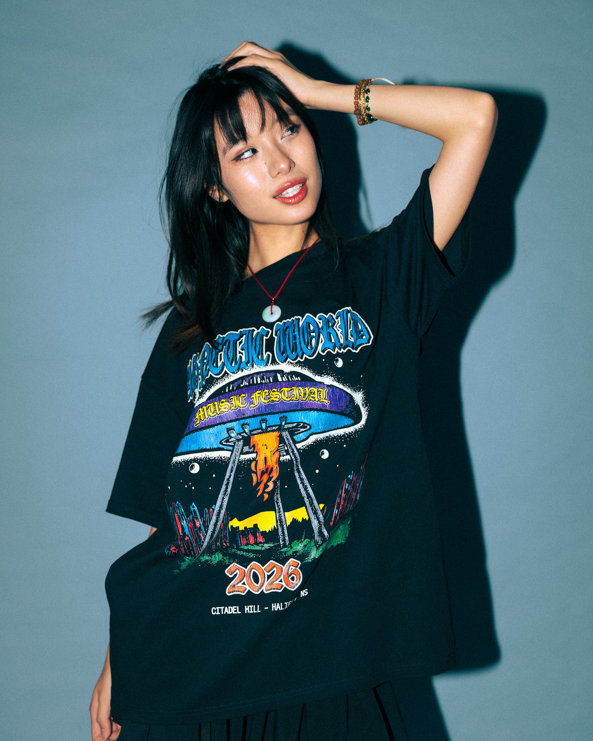 MWMF 2026 Black Tee — studio