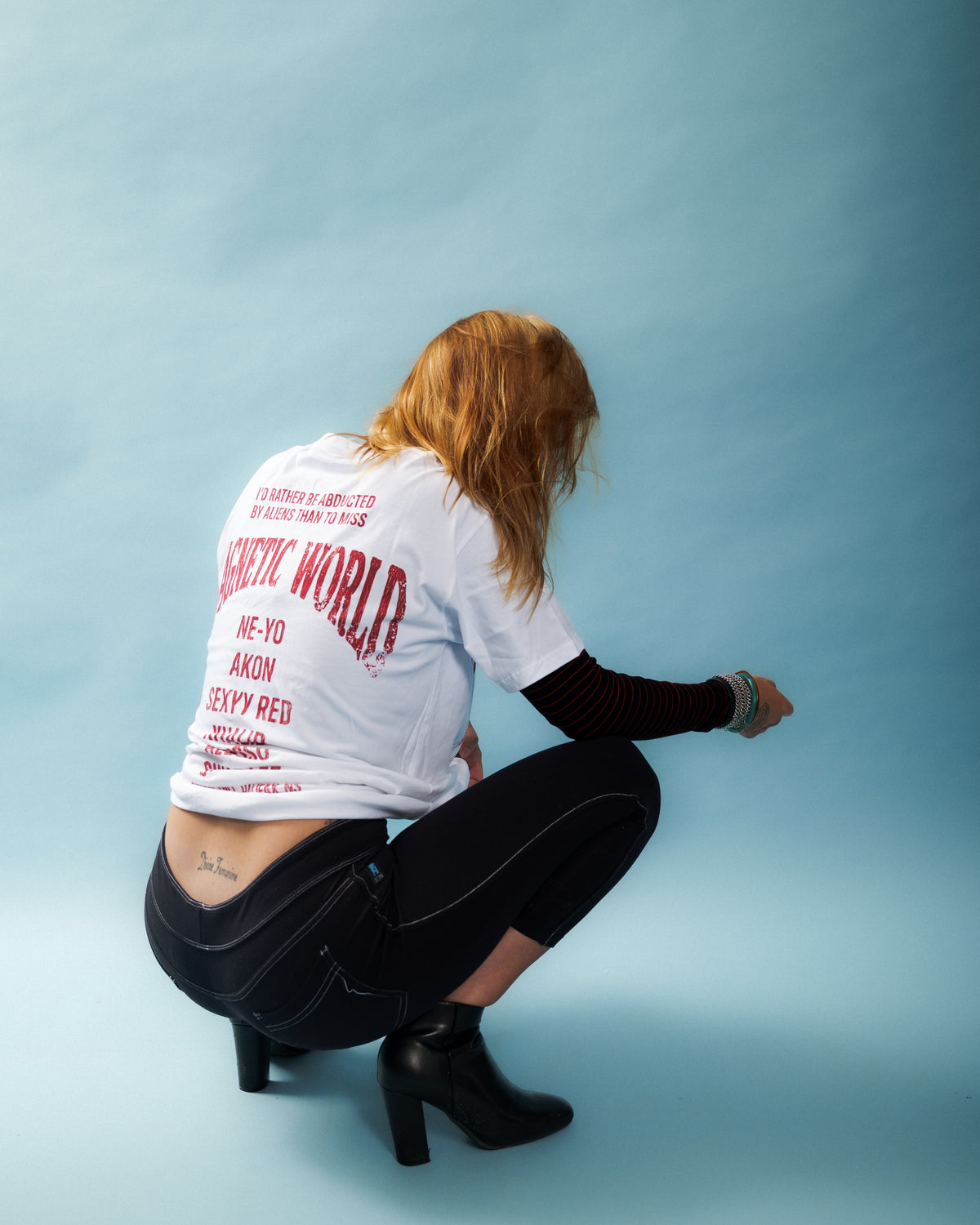 MWMF 2026 White/Red Tee — studio