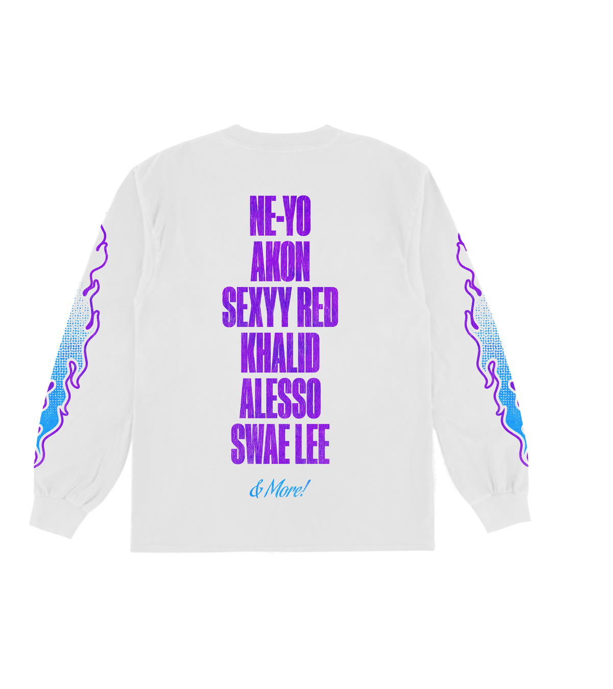 White Longsleeve - back design